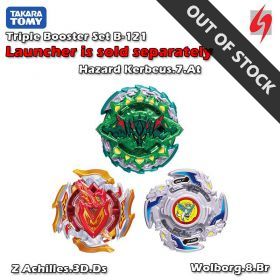 Takara Tomy Beyblade Burst Turbo B-121 Cho-Z Triple Booster Set (Japan –  Beyblades & More