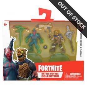 6 Figures Fortnite Battle Royal Collection Mega Fort 2 Exclusive + Squad  Pack