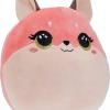 TY Squish A Boos - 14 inch Roxie Fox Pink Squish