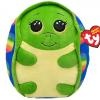 TY Squish A Boos - 10 Inch Shrugs Turtle Rainbow Squish