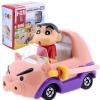 Takara Tomy Dream Tomica Ride on R06 Shin-chan x Buriburi Zaemon Car (Box Less-Than Mint Condition)