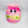 TY Squish A Boos - 10 Inch Sonny Cat with pink pattern Squish